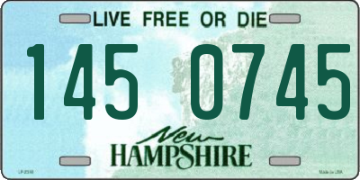 NH license plate 1450745