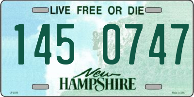 NH license plate 1450747