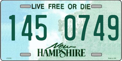 NH license plate 1450749