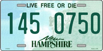 NH license plate 1450750