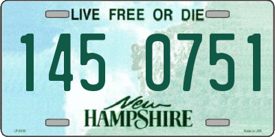 NH license plate 1450751