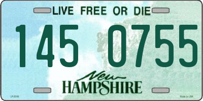 NH license plate 1450755