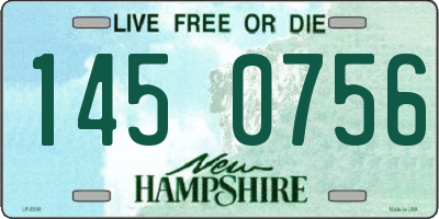 NH license plate 1450756