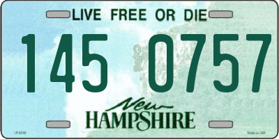 NH license plate 1450757