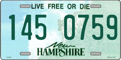 NH license plate 1450759