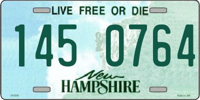 NH license plate 1450764