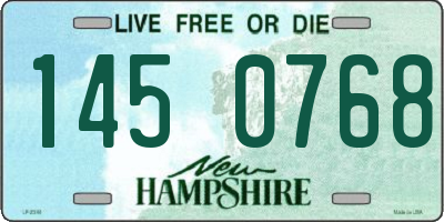 NH license plate 1450768