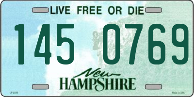NH license plate 1450769