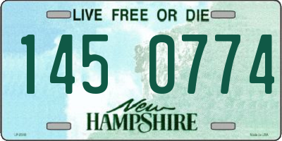 NH license plate 1450774