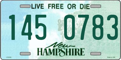 NH license plate 1450783