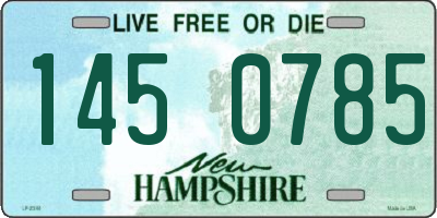 NH license plate 1450785