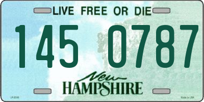 NH license plate 1450787