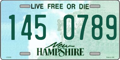 NH license plate 1450789
