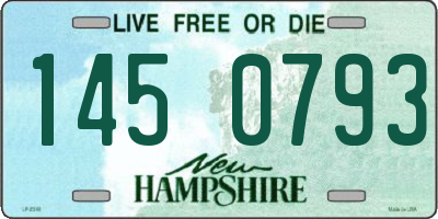 NH license plate 1450793