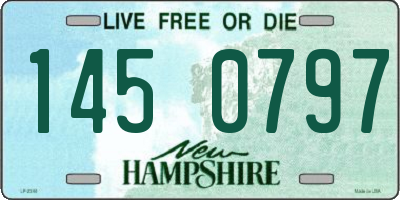 NH license plate 1450797