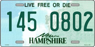 NH license plate 1450802