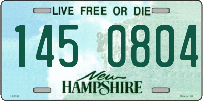 NH license plate 1450804