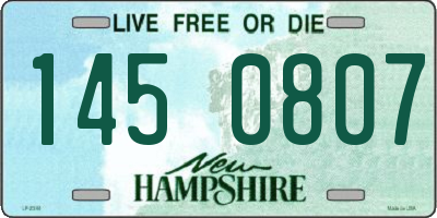 NH license plate 1450807