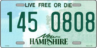 NH license plate 1450808