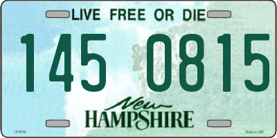 NH license plate 1450815