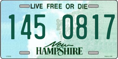 NH license plate 1450817