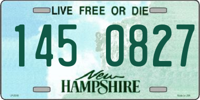 NH license plate 1450827