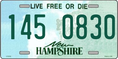 NH license plate 1450830