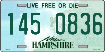 NH license plate 1450836