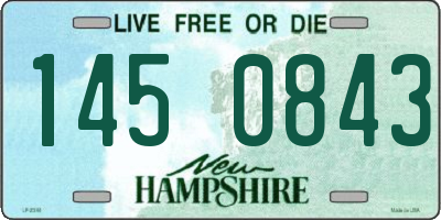 NH license plate 1450843