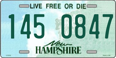 NH license plate 1450847