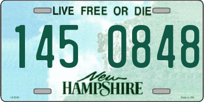 NH license plate 1450848