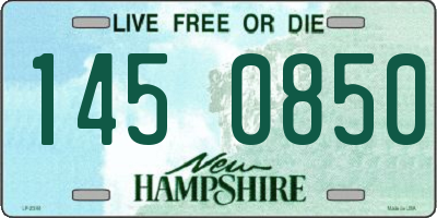 NH license plate 1450850