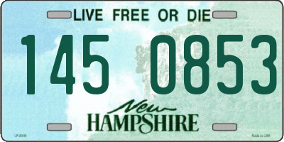 NH license plate 1450853