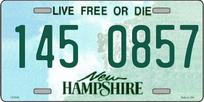 NH license plate 1450857