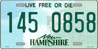 NH license plate 1450858