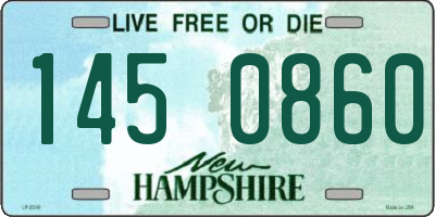 NH license plate 1450860