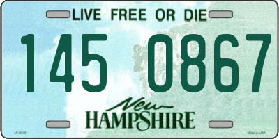 NH license plate 1450867