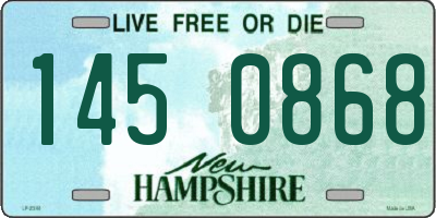NH license plate 1450868
