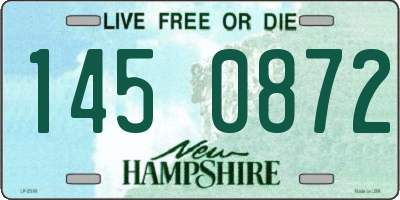 NH license plate 1450872