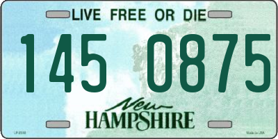 NH license plate 1450875