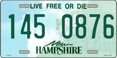 NH license plate 1450876