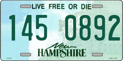 NH license plate 1450892