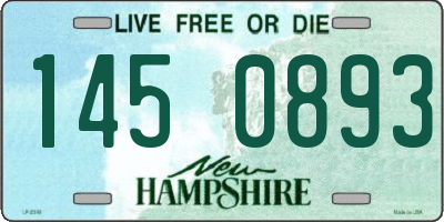 NH license plate 1450893