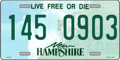 NH license plate 1450903