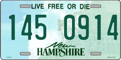 NH license plate 1450914