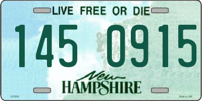 NH license plate 1450915