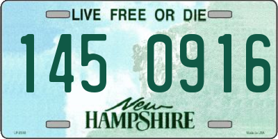 NH license plate 1450916