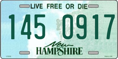 NH license plate 1450917