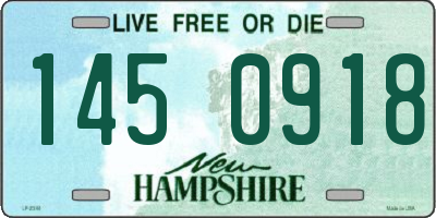 NH license plate 1450918