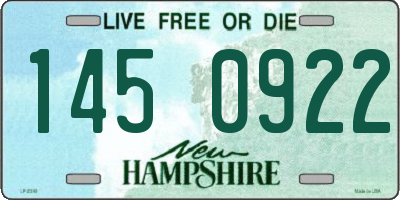 NH license plate 1450922